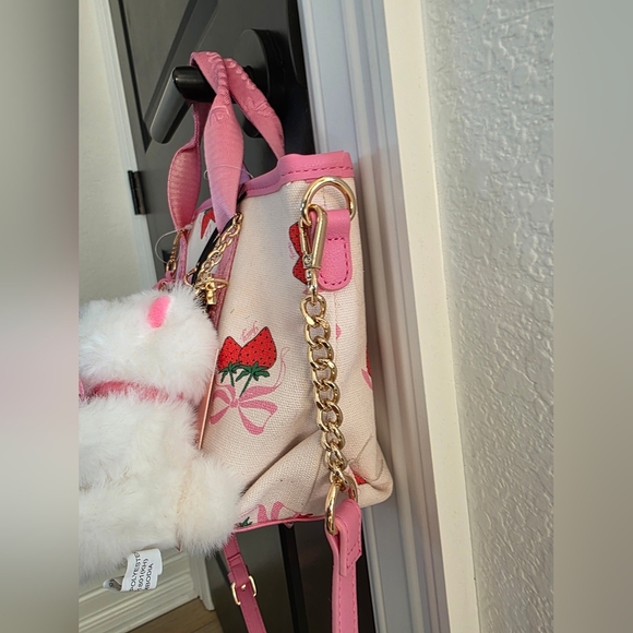 NWT Juicy Couture Juicy Festival Mini Bag - Cream Multi - Picture 2 of 6